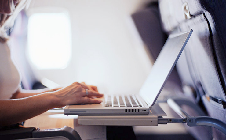 laptop on travel