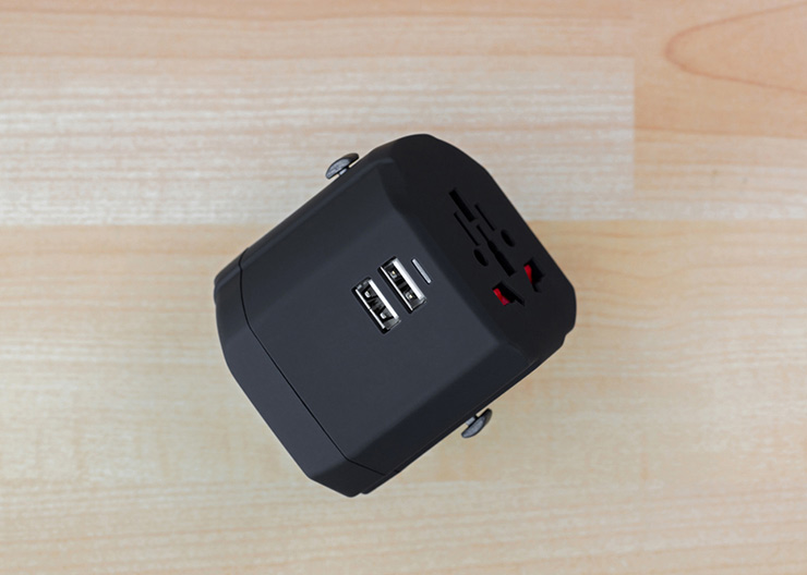 Adapter with USB Slots