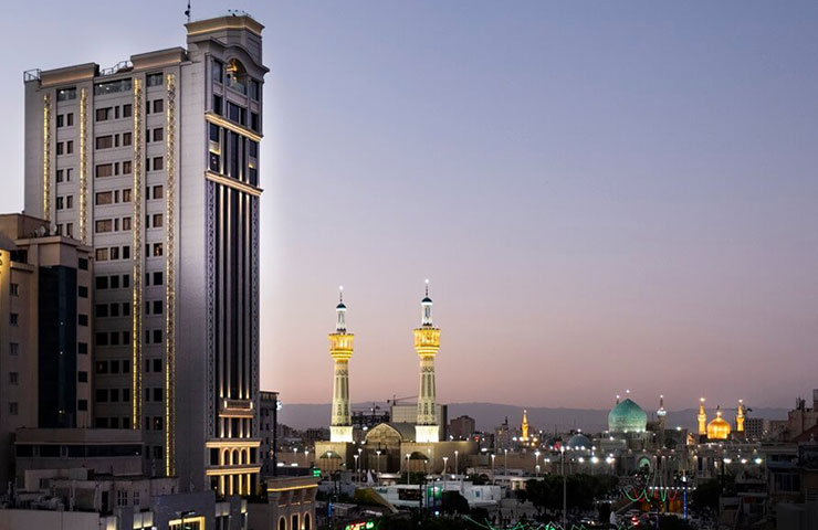 نمای بیرونی هتل رز درویشی مشهد