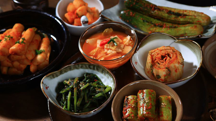 Korean food near the strip