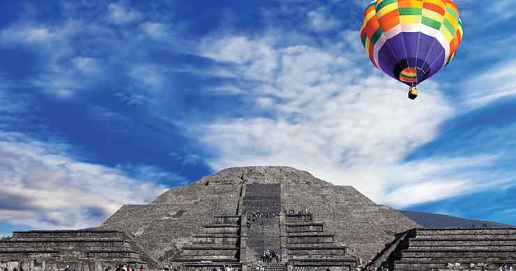 Pyramids at Teotihuacán