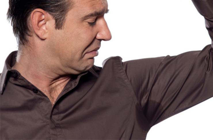 عرق ناشی از استرس