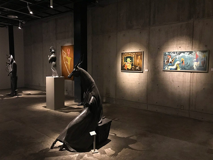 The second Carrington museum features many of the artist's sculptures