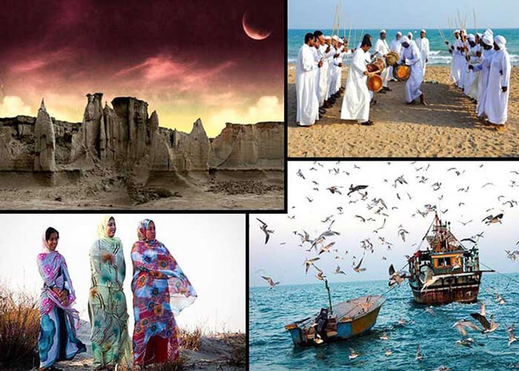 مراسم زنبیل گردانی در قشم