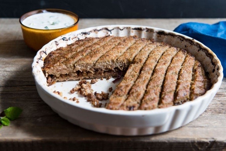 کبه ی پخته شده | Baked kibbeh