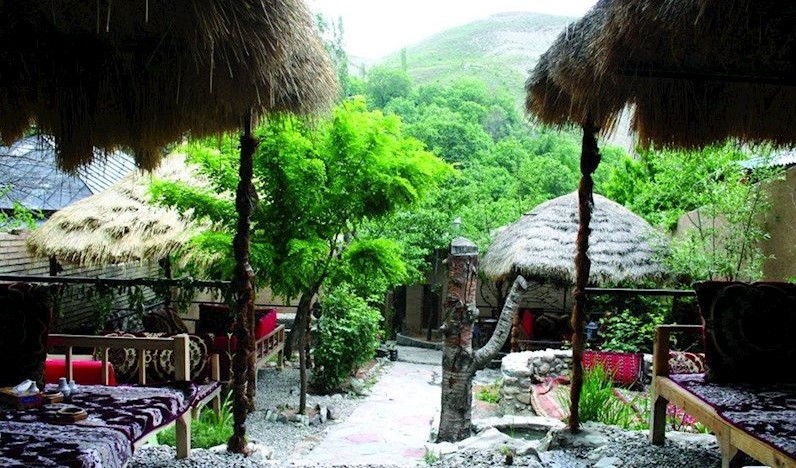 باغ رستوران شومینه در تهران