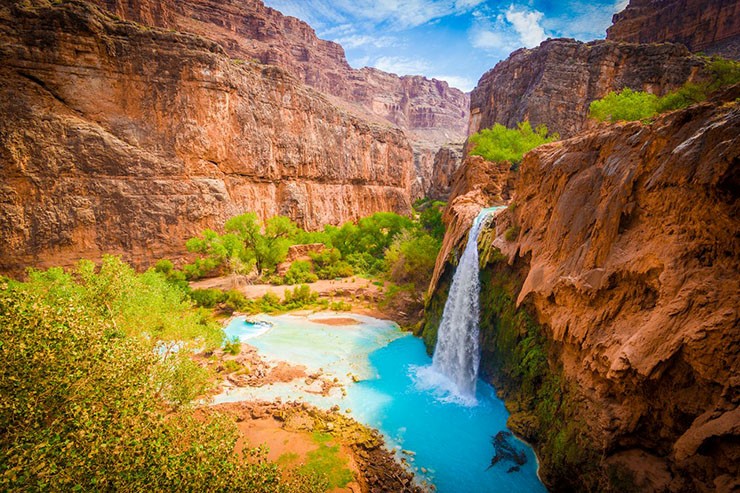 آبشار هاواسو، ایالت آریزونا