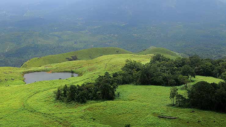 Lake near Chembra Peak, India