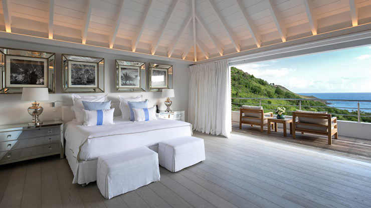 The rooms in Cheval Blanc have a notable mix of styles.