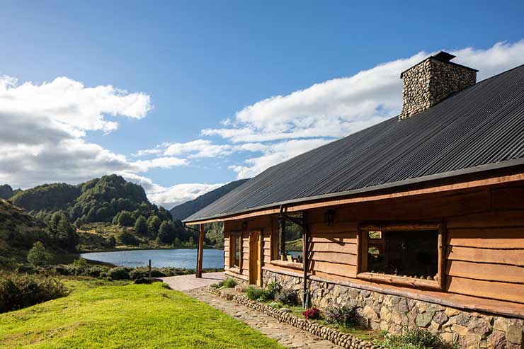 The Magic Waters Patagonia lodge, just outside Coyhaique, Chile.