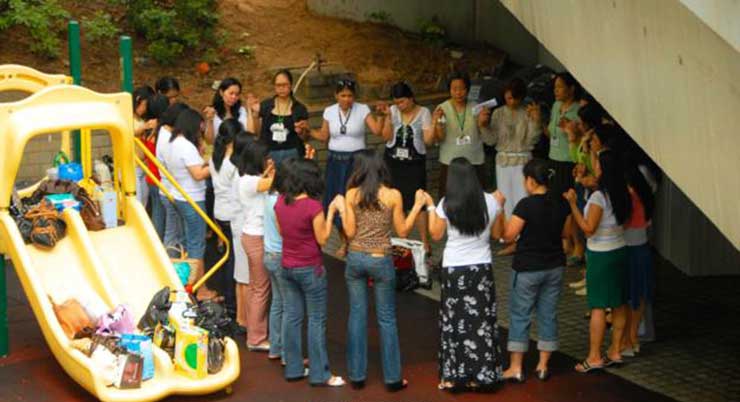 Across the city, friends from the same region tend to stick together as a means of forming community