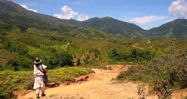 Along with the Kogi and Wiwa, or Malayo, the Arhuaco are descended from the ancient and advanced Tairona civilisation (Credit: Christopher P Baker)