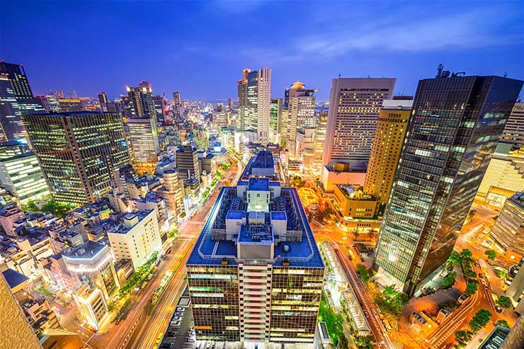 Osaka's Umeda District