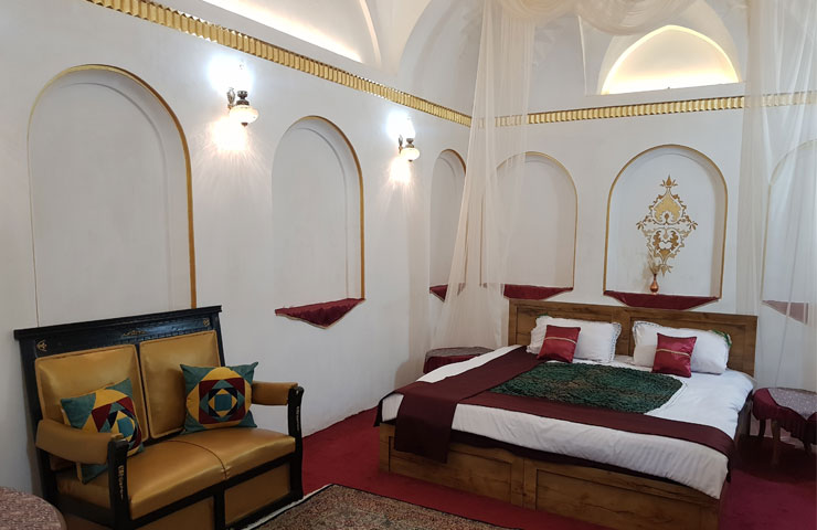 اتاق دو تخته دبل اقامتگاه سنتی کلیاس کرمان