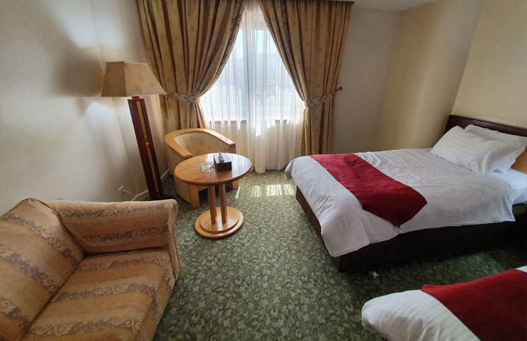اتاق دو تخته توئین هتل پارس ائل گلی تبریز