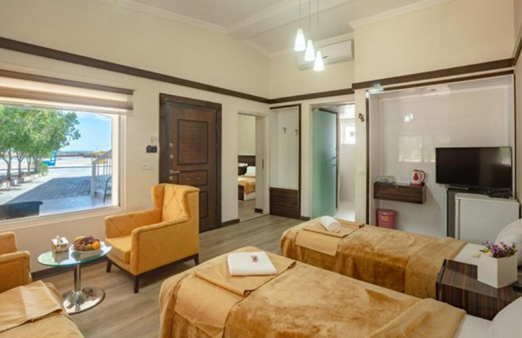اتاق ‌های هتل ساحل طلایی قشم