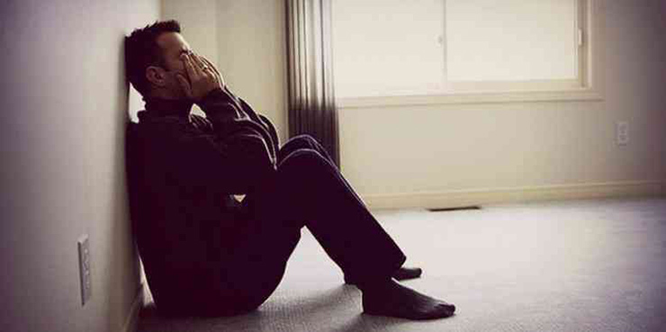 depressed person