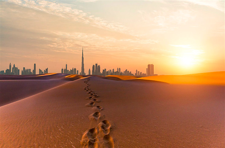 Dubai is an exploration inside and outside the city