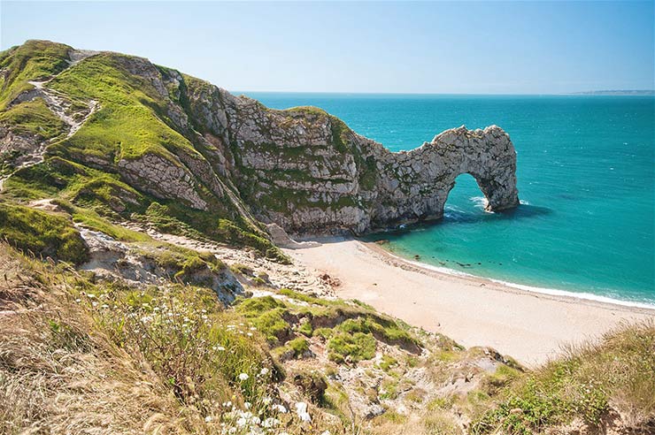 The coastal walk: South West Coast Path, UK