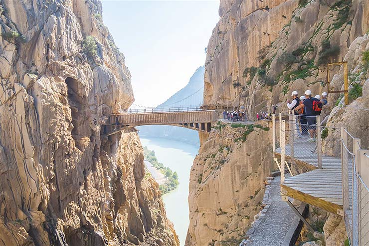 The rope and cable trail: Caminito Del Rey, Spain