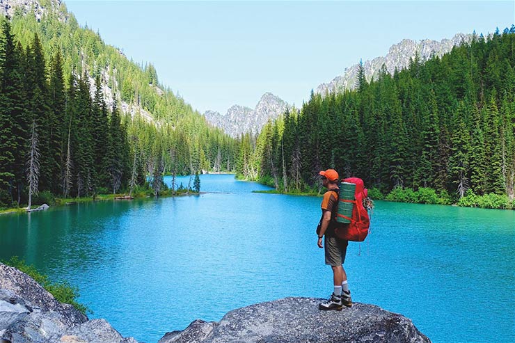 The lake walk: Enchantment Lakes, Washington, USA