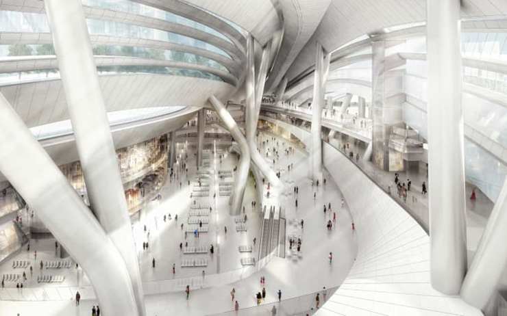 high-speed rail station