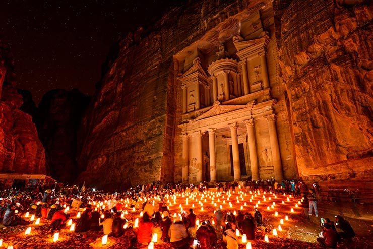 See Petra by Night